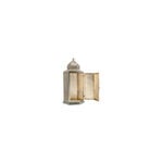 Metal Lantern Gold Silver 18x18x25 cm image number 2