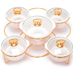 5 Pcs Round Food Warmer With Stand image number 3