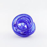 Homez Home Accent Glass Navy Blue 15*15*15 Cm image number 0