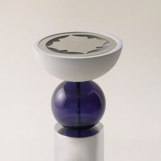 Homez Almunium Oud Burner Yaqut Collection 12*12*25Cm, Silver