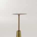 Homez marble side table 30*64cm, olive green image number 1