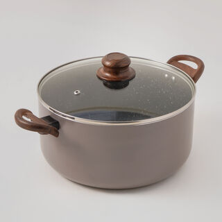 Alberto grey granite cookware set, 9 pieces