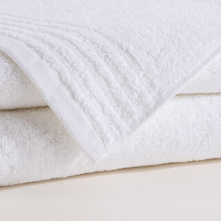 Boutique Blanche 6 Piece White Cotton Towel Set