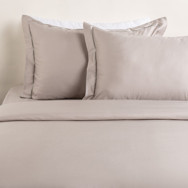 Boutique Blanche Duvet Cover Set 100% Cotton 400Tc Egyptian Queen Silver 240*200 Cm image number 0