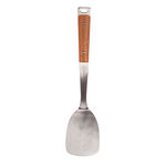 Alberto Stainless Steel Turner With Wooden Handle image number 1
