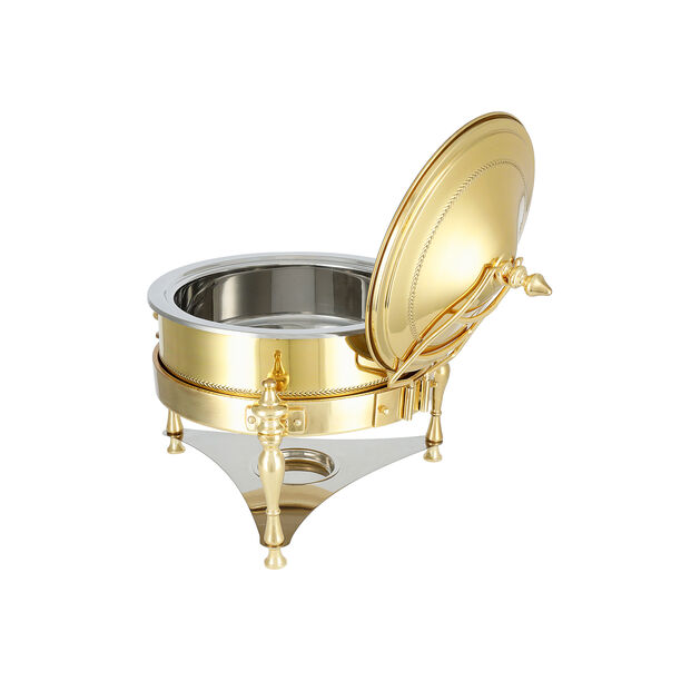 La Mesa Chaffing Dish With Side Hanger 5L Gold Colour image number 4