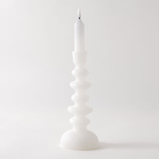 Homez Forming Candle 9.5*32Cm Soy Wax, White