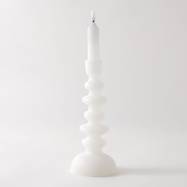 Homez Forming Candle 9.5*32Cm Soy Wax, White image number 0