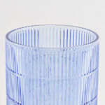 هومز سلة مهملات زجاج كحلي مضلّع 18*18*26 سم image number 2