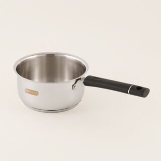 Pentola Silver Stainless Steel Saucepan 2.3L 18 Cm 35.5*19.5*10 Cm