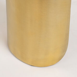 Marble Table With Gold Aluminum Base 110*31*75 cm