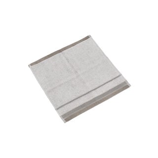 Cottage Face Towel Indian Cotton 33x33 Gray