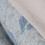 Boutique Blanche 3pc cotton jacquard queen comforter set, blue 200*240cm image number 4