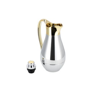 Dallaty steel vacuum flask chrome/gold 1L Dallaty steel vacuum flask chrome/gold 1L