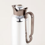 Dallaty Stainless Steel Saudi Coffee Thermos, White, 1L image number 3