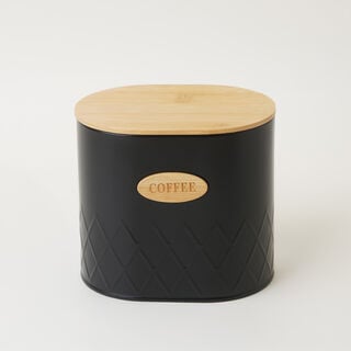 ألبرتو حافظات تخزين 5قطع معدنية، أسود 34.5*22*25 سم