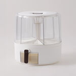 Alberto plastic multi grain dispenser, white 13kg image number 0