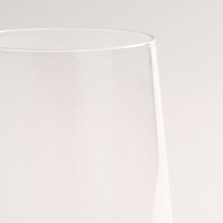 Stem Glass Set Blue Base Plain 4 Pcs Stem Glass