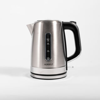 Alberto stainless steel kettle  1.7l,1850 2200w silver