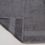 100% egyptian cotton face towel, gray, 30*30 cm image number 1