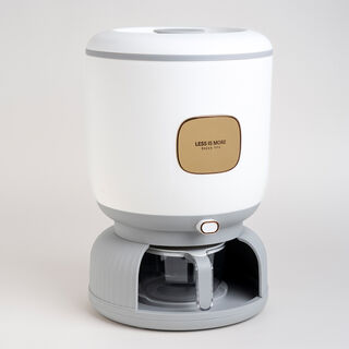 Alberto 10Kg rice dispenser grey round shape