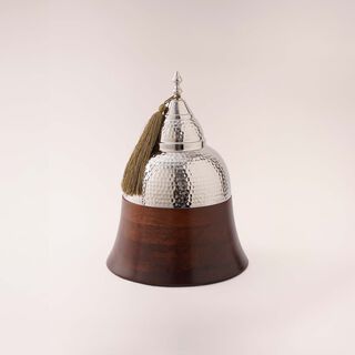 La Mesa wooden container with lid size big 23*23*32cm