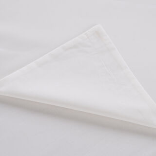 Boutique Blanche Duvet Cover Set 100% Cotton 200Tc Percale Full White 200*200 Cm