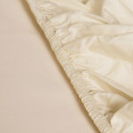 Ambra 600 TC supima cotton fitted sheet 160*200 beige image number 2