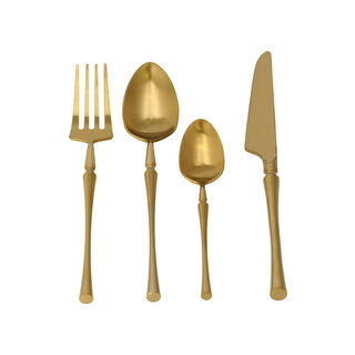 16 PCS CUTLERY SET GOLD