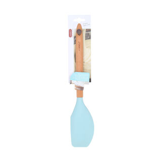 Alberto Silicone Spatula With Wooden Handle Blue