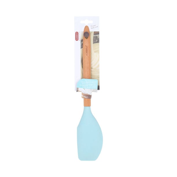 Alberto Silicone Spatula With Wooden Handle Blue image number 0