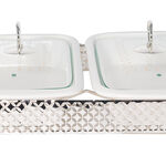 Twin Rectangle Casserole With Hanger And Warmer Stand  image number 1