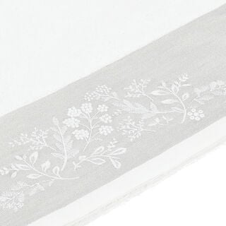 Elite Embroidered Border Hand Towel White 100% Cotton 50*100 cm