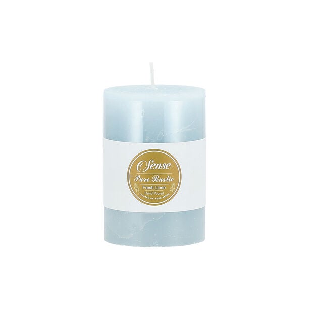 Pillar Candle Light Blue With 3% Fragrance 7*10 cm image number 0