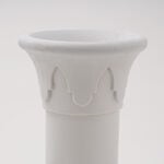 Qurtuba Collection Homez Arqa Vase, White, 23*23*42 cm image number 1