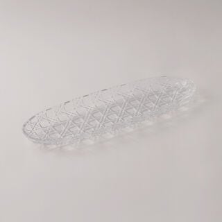 لاميسا طبق تقديم زجاجي 40.5*14*3 سم