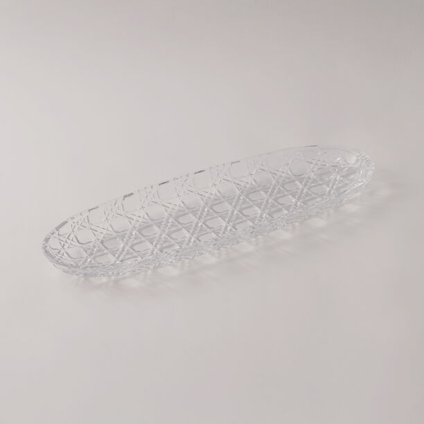 لاميسا طبق تقديم زجاجي 40.5*14*3 سم image number 1