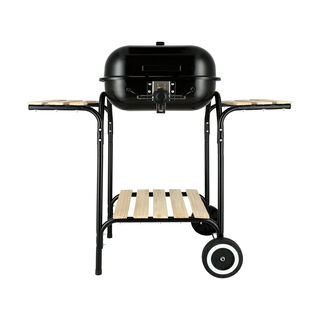 Square Trolly Grill In Black 18"