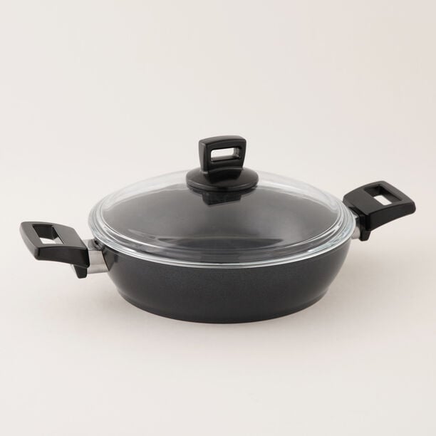 Alberto dark grey 7 piece granite cookware set image number 12
