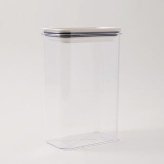 ألبرتو علبة تخزين بلاستيكية غطاء محكم الغلق 2.5 لتر