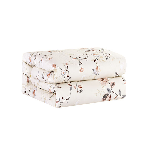 Unique home 6pc branch floral twin cotton comforter set 170*240cm image number 2