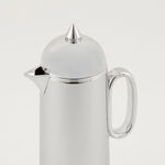 دلتي طقم دلة قطعتين ستانلس ستيل فضي لامع بسعة 1 لتر لكل قطعة image number 2