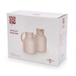 Dallety Plastic Vacuum Flask 2 Pieces Set Gray image number 2