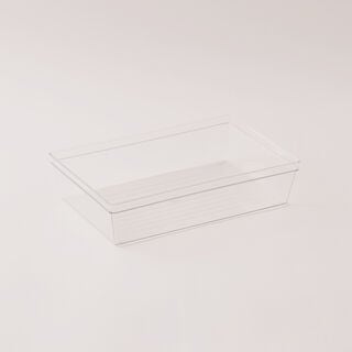 البرتو منظم ثلاجة شفاف عريض 22.7*15.1*5.3سم