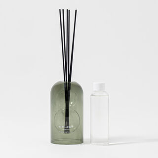 Homez Glass Reed Diffuser Set 150Ml, Dark Amber Scent