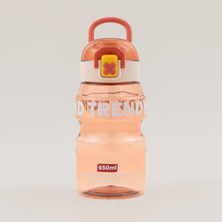 بنتولا قارورة مياه بلاستيك 650 مل، برتقالي