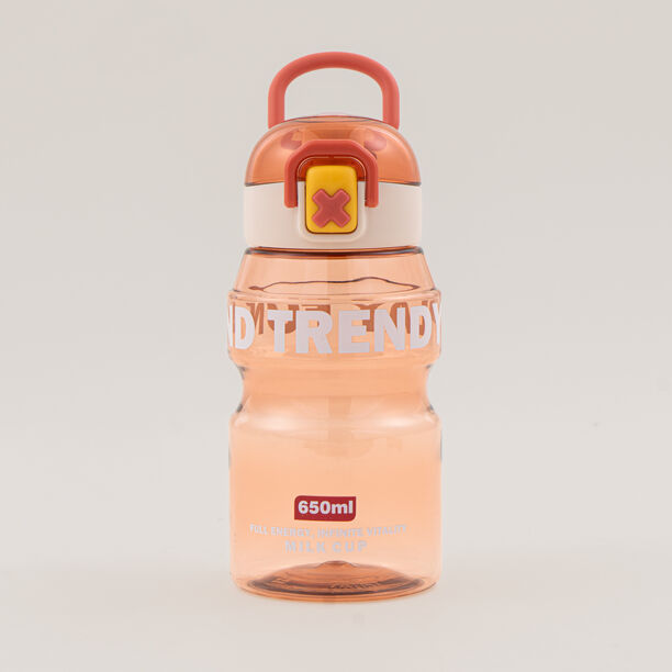 بنتولا قارورة مياه بلاستيك 650 مل، برتقالي image number 0