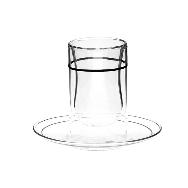 Arabic Tea Cup Set 12Pc Silver image number 2