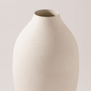 هومز مزهرية بيضاء 26*26*43 سم