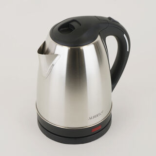 Alberto stainless steel kettle 1500w, 1.8L, black
